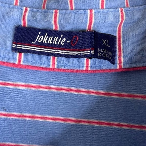 Johnnie-O Polo 3 button Polo Shirt in Laguna Blue SZ XL - Picture 4 of 8